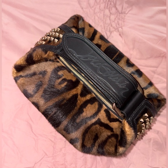 Christian Louboutin Bengali Print Genuine Pony Top Handle Bag. - Picture 3 of 8